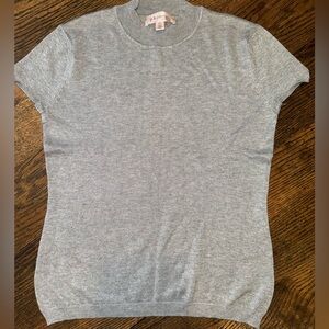 Philosophy Light Gray Knit Top